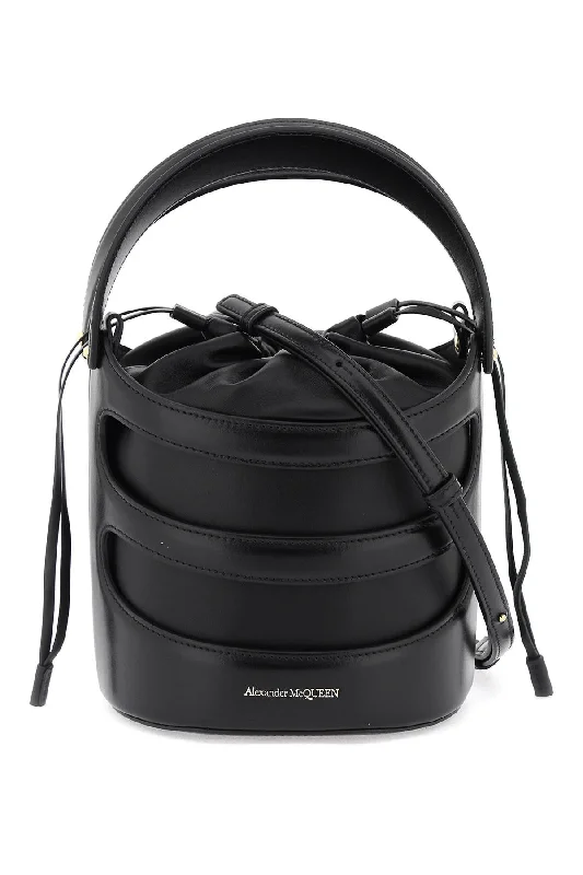 Silk bucket bag with a delicate print for a romantic lookAlexander Mcqueen Women's Bucket Bag ByThe Rise Bucket Bag