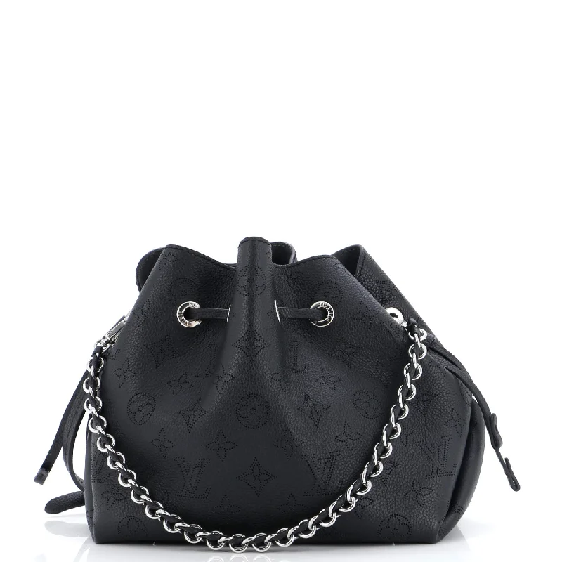 Convertible bucket bag that can be worn as a cross - body or shoulder bagBella Bucket Bag Mahina Leather