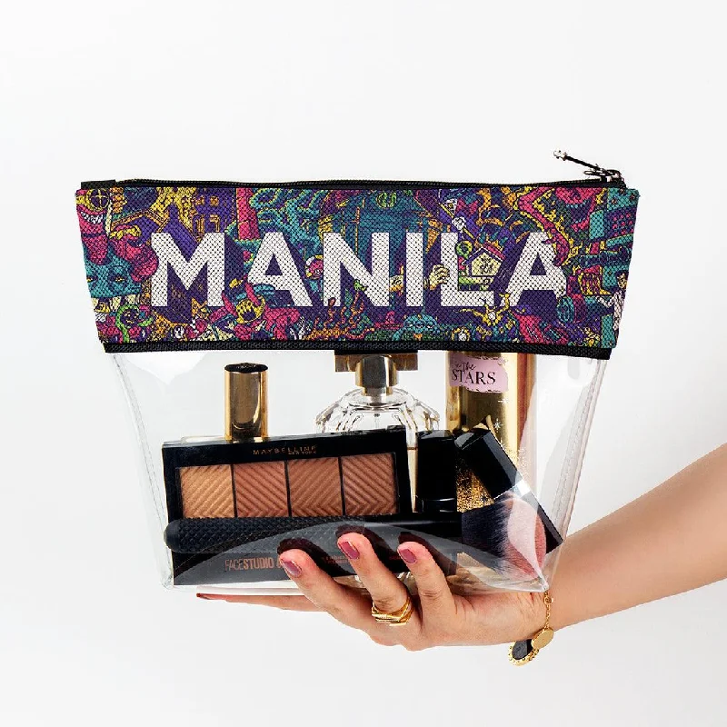 Convertible makeup bag that can be hung on a hook or laid flatlimpid Makeup Case Manila