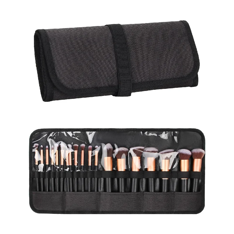 Canvas makeup bag with a cute animal print for a fun lookMakeup Brushes Case Makeup Brush Bags Cosmetic Brush Holder