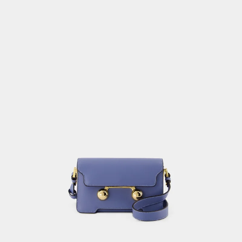 Vegan leather hobo bag for eco - conscious consumersMini Shoulder Bag - Marni - Leather - Blue