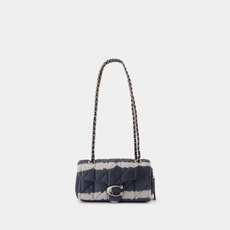 Cross - body hobo bag with an adjustable strap for hands - free carryingTabby 20 Shoulder Bag - Coach - Leather - Midnight Navy