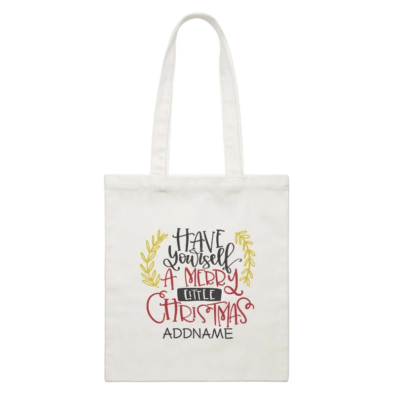 Canvas camera bag with a padded interior and adjustable dividersXmas Have Yourself A Merry Little Christmas Canvas Bag