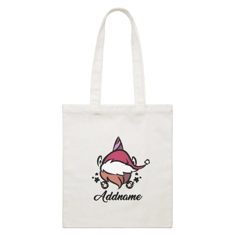 Men's canvas messenger bag with a waterproof coating and multiple pocketsXmas Pretty Unicorn White Canvas Bag