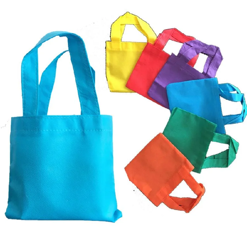 Tote bag with a hidden anti-theft pocket and RFID-blocking lining500 ct 6" MINI Non Woven Tote Bag - Pack of 500