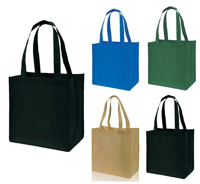 Convertible tote bag that can be worn as a shoulder or cross-body bag50 ct Affordable Small Tote Bags with Full Gusset - Pack of 50