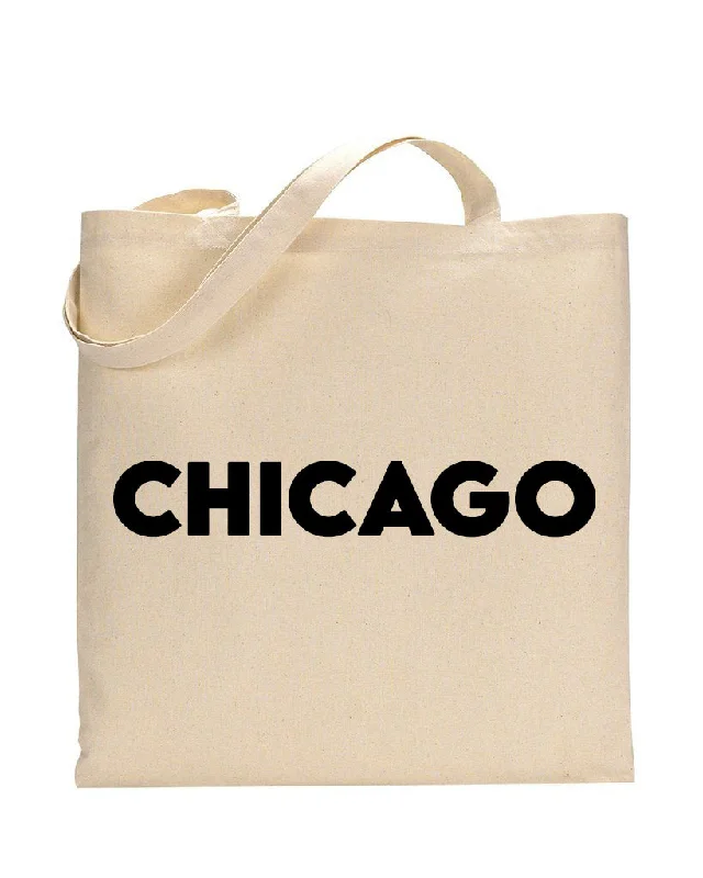 Canvas tote bag with a large printed city map for a trendy lookChicago Tote Bag - City Tote Bags