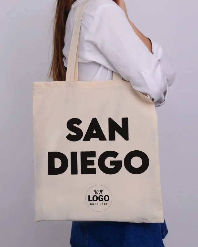 Vegan leather tote bag made from sustainable materials for eco-conscious consumersSan Diego Tote Bag - City Tote Bags