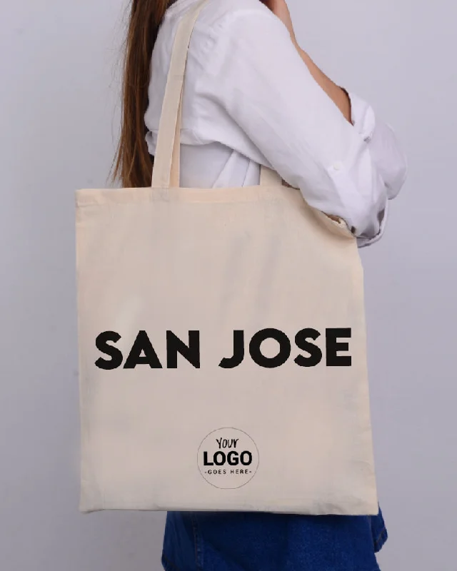 Convertible tote bag that can be worn as a shoulder or cross-body bagSan Jose Tote Bag - City Tote Bags