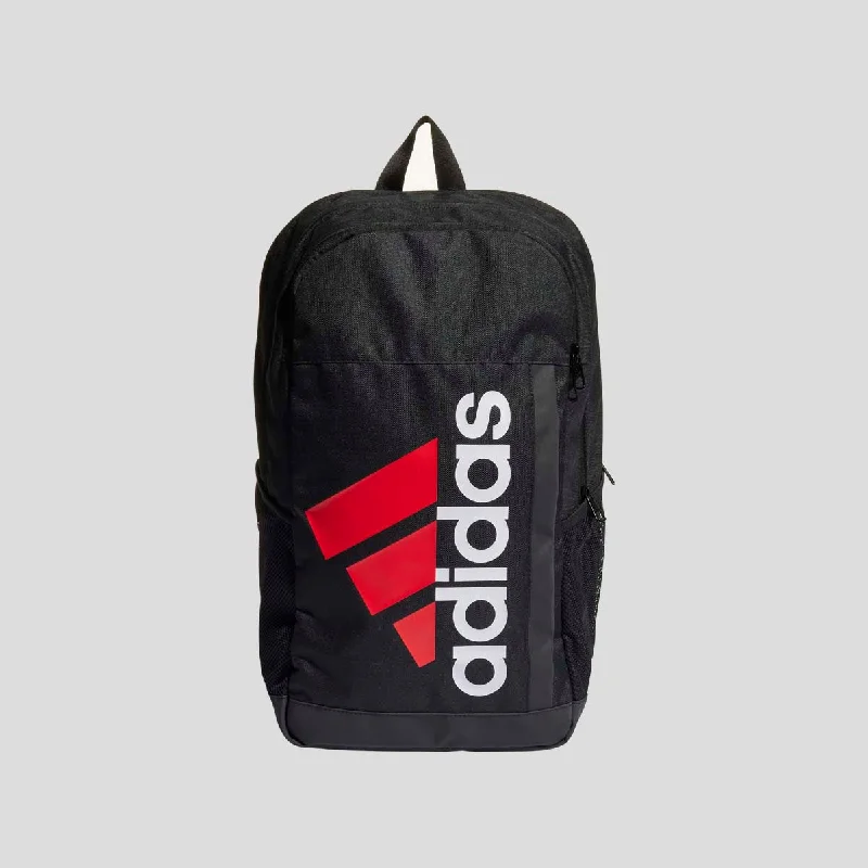 Faux fur backpack with a fluffy exterior for a winter fashion statementAdidas Motion Badge of Sport Graphic Back Pack