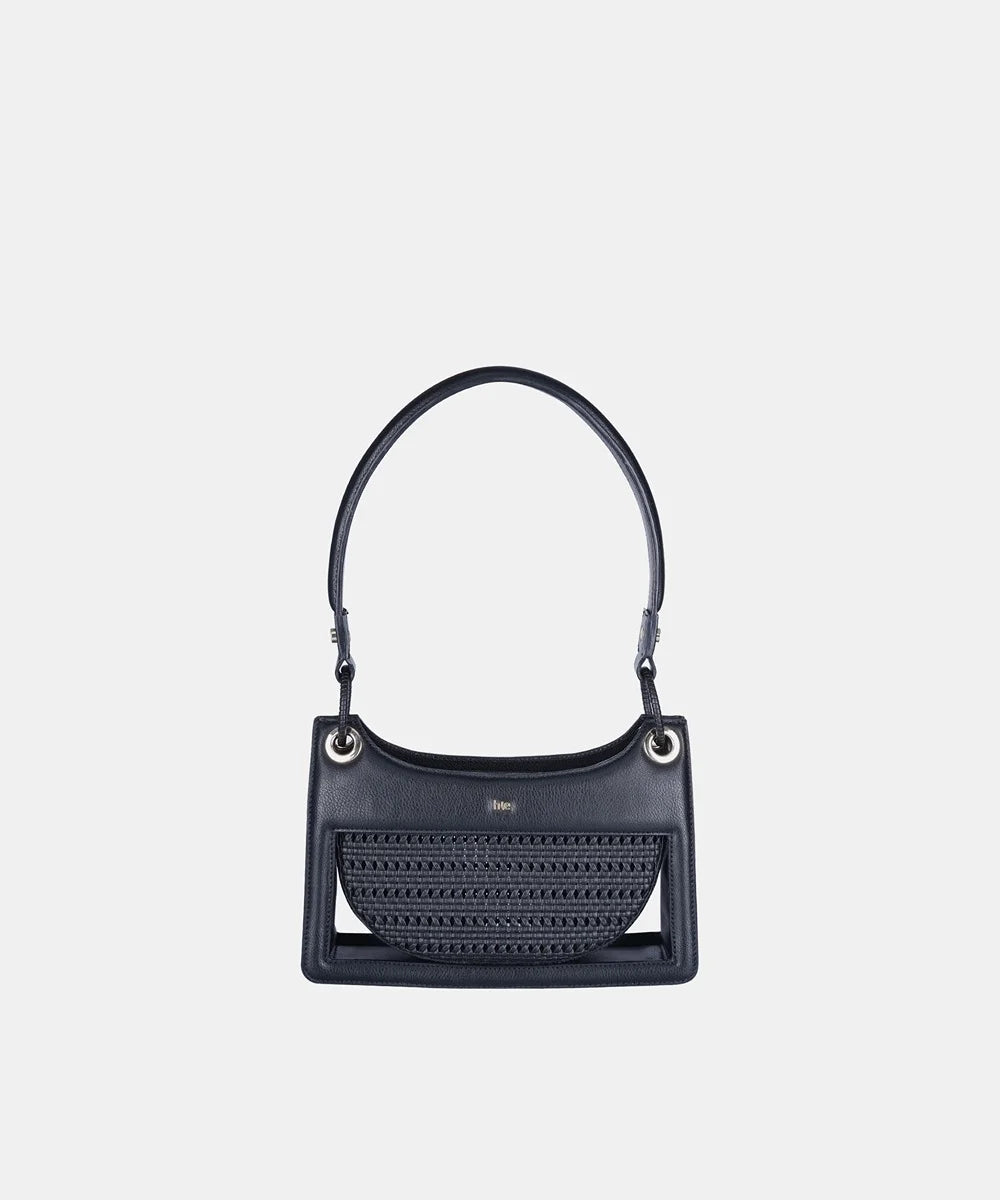 Leatherette shoulder bag with a quilted diamond pattern for sophisticationAstrid Shoulder Bag