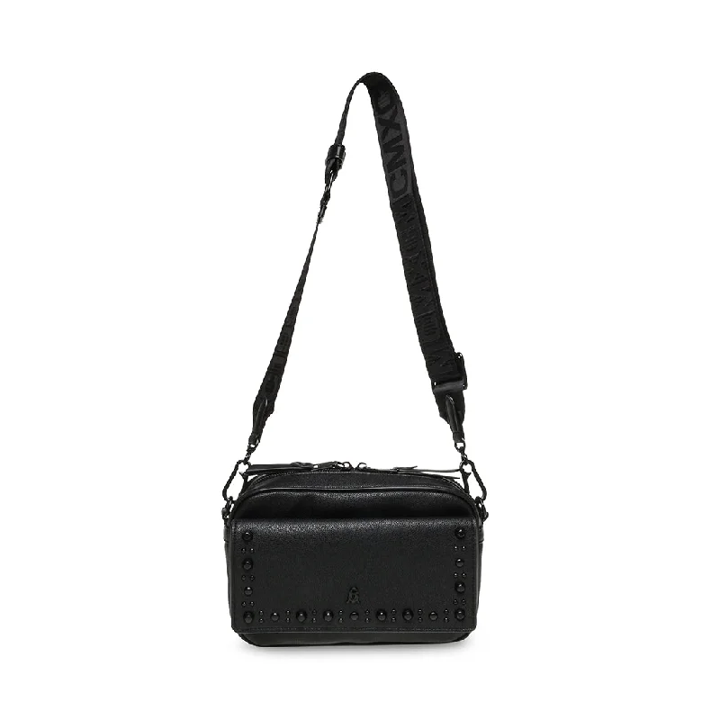 Vegan leather crossbody bag for eco - conscious consumersBDELIGHT BLACK