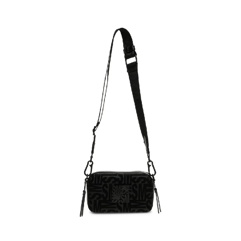 Studded crossbody bag with a punk - rock edgeBRISA-V BLACK