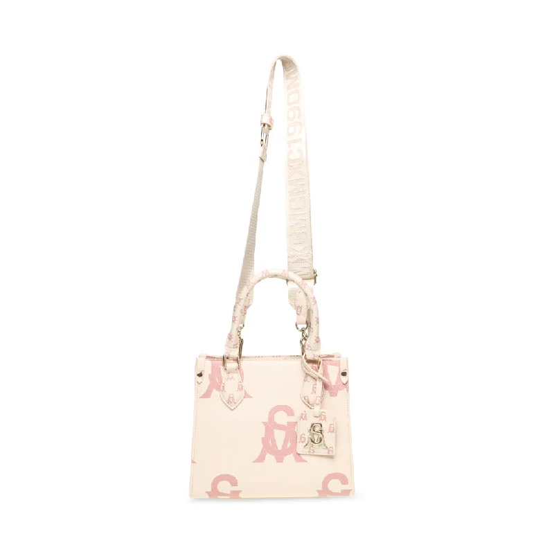 Plus - size crossbody bag with a roomy interior for carrying essentialsBROLA BLUSH MULTI