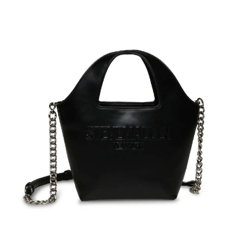 Mini crossbody bag with a chain strap for a trendy and compact lookBVEENA BLACK