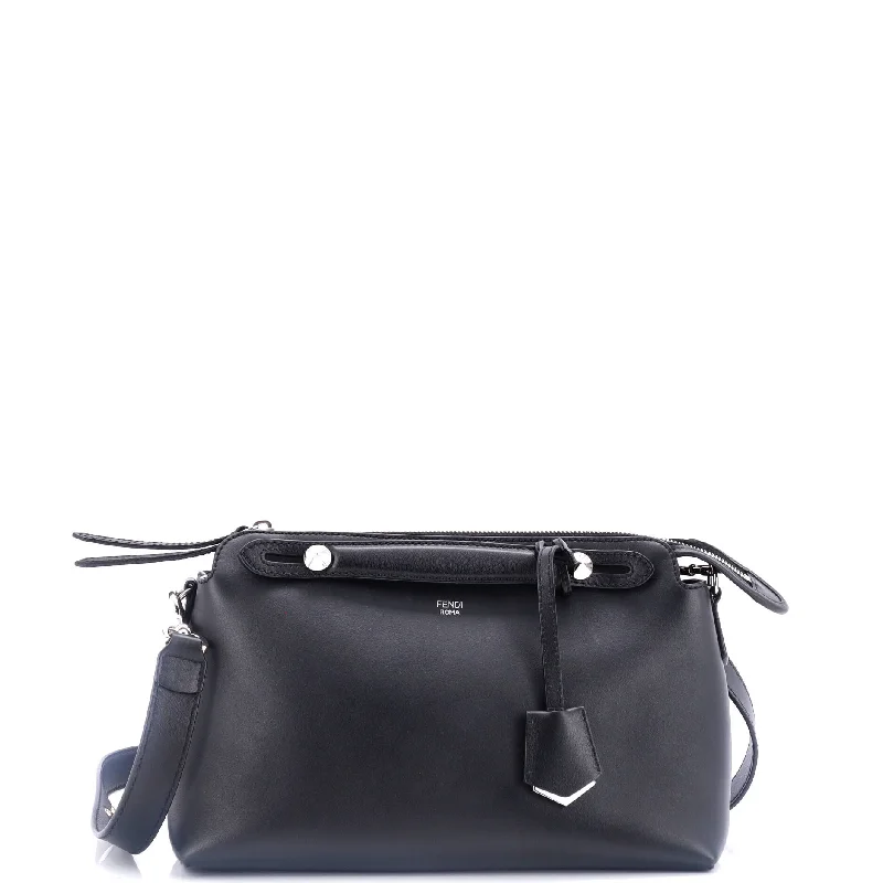 Waterproof nylon satchel with a drawstring closure for outdoor useBy The Way Satchel Calfskin Small