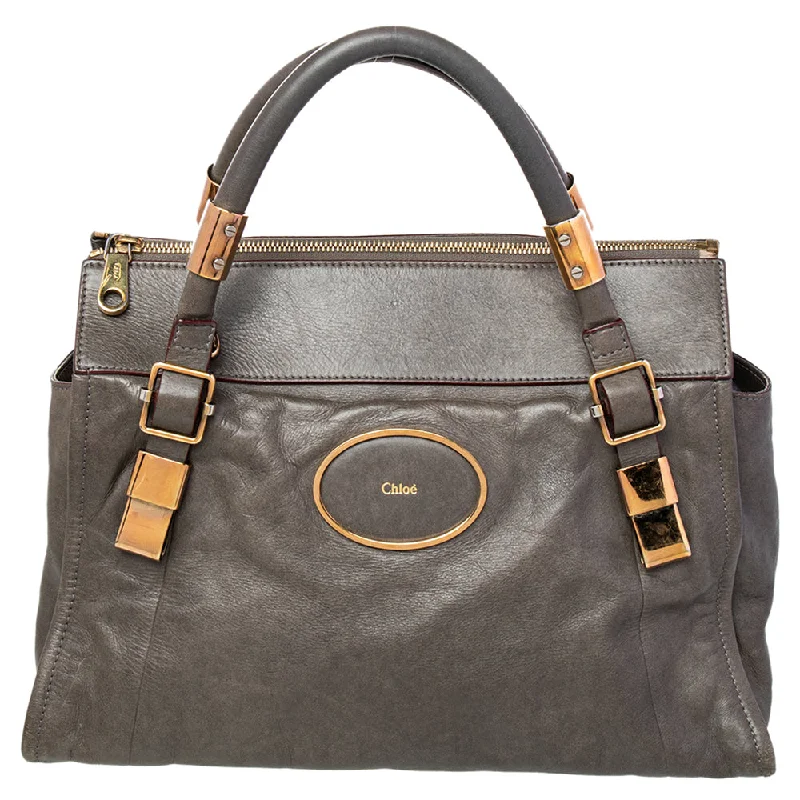 Convertible satchel that can be worn as a crossbody or shoulder bagChloé Leather Satchel