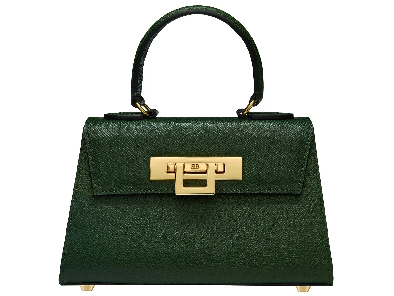 Shoulder bag with multiple compartments and a zippered pocket for organizationFonteyn Mignon Dolomite - Dark Green