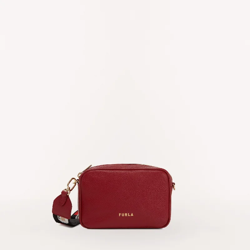 Crossbody bag with a hidden anti - theft pocket for securityFurla Real Crossbody Mini