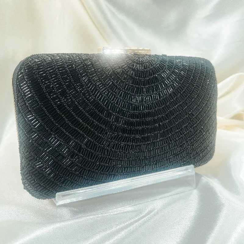 Mother - of - pearl clutch with a delicate sheenGALA Clutch (Black)