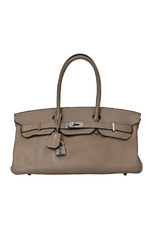 Handle bag with a hidden anti - theft pocket and RFID - blocking lining[WB7240] Hermès | Top Handle Bag