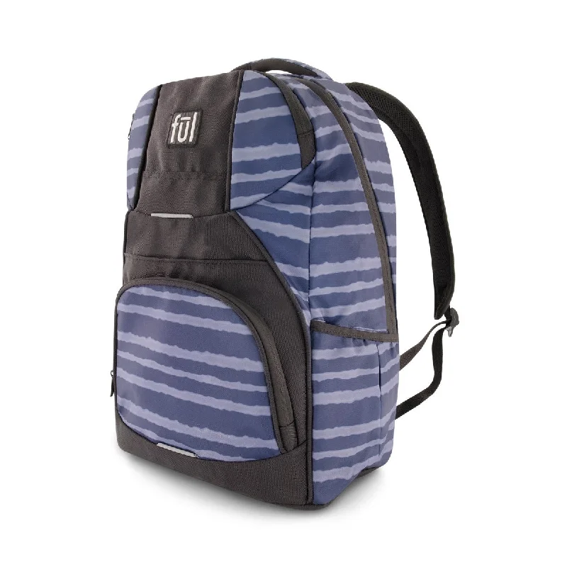 Backpack with multiple compartments, including a laptop sleeve for organizationHudson Laptop Backpack Blue