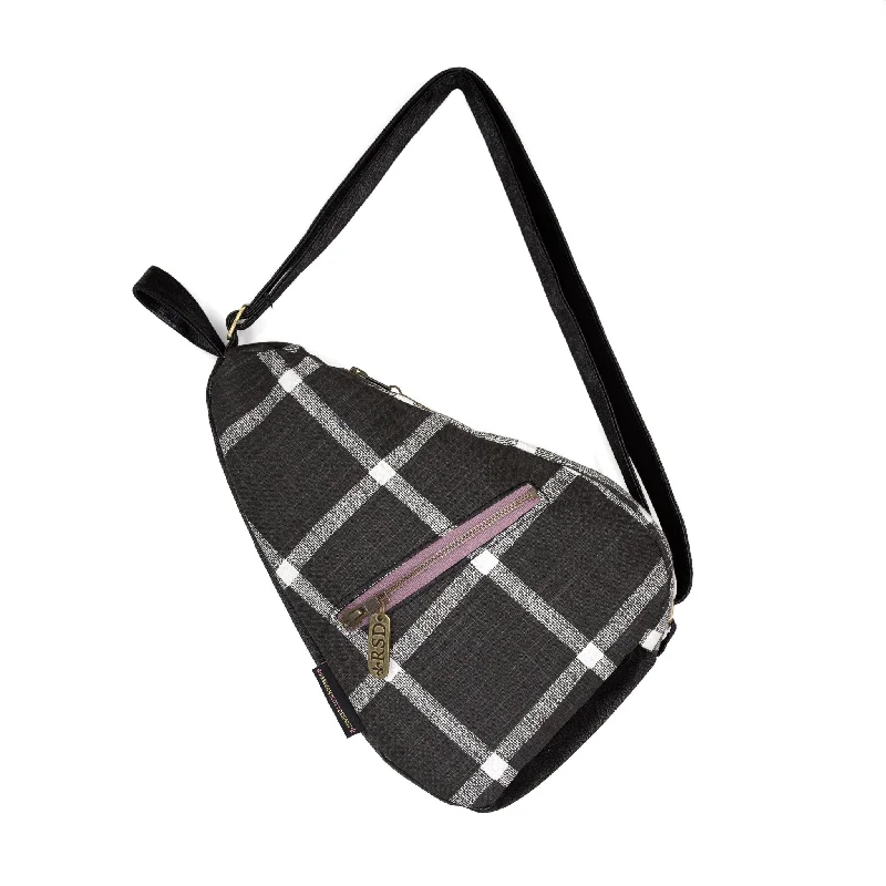 Crossbody bag with multiple compartments and pockets for organizationKatie Premier: Gridwork