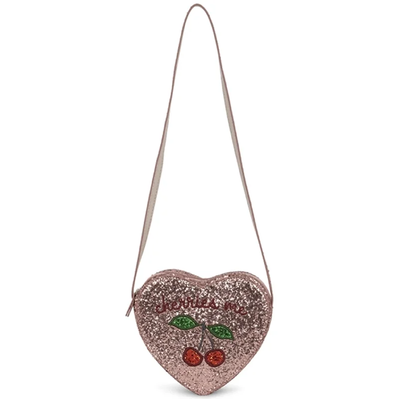 Silk - lined shoulder bag with a smooth interior for protecting belongingsKonges Sløjd Tut Shoulder Bag Cherry