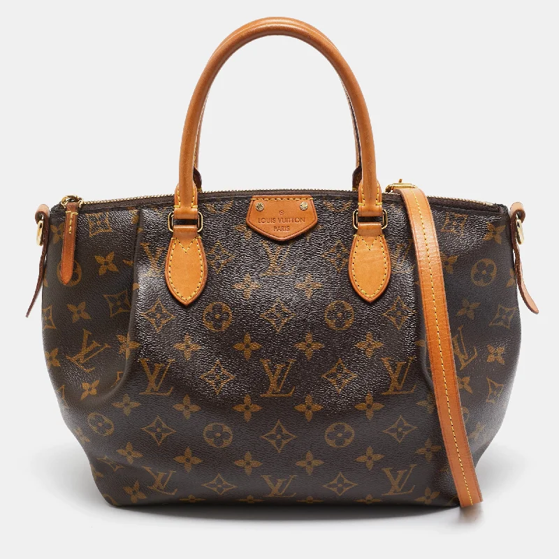 Plus-size satchel with a spacious interior for carrying all essentialsLouis Vuitton Monogram Canvas Turenne Pm Bag