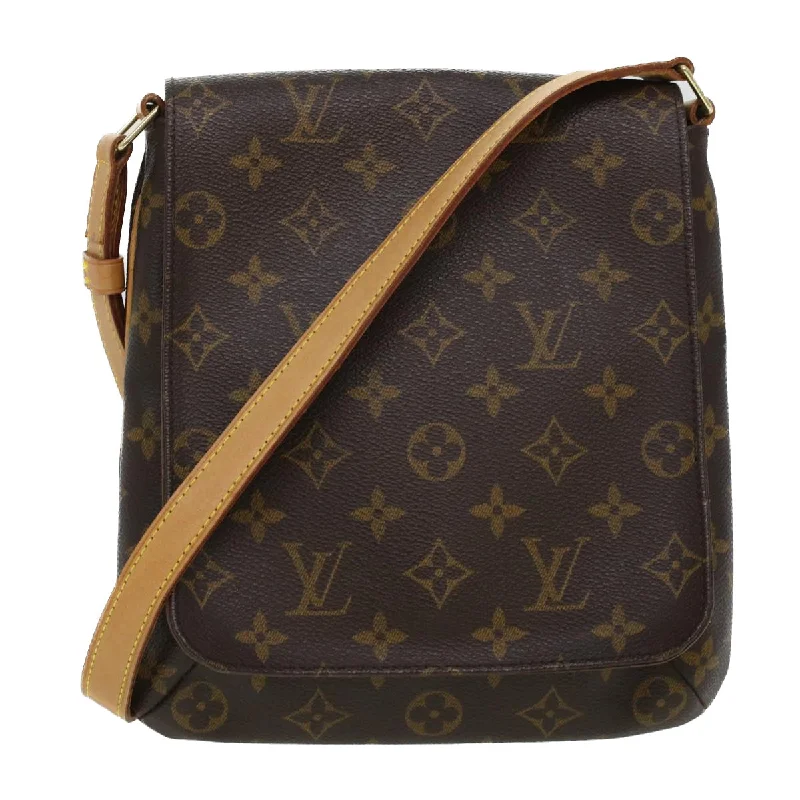 Plus - size shoulder bag with a roomy interior for carrying daily essentialsLouis Vuitton Musette  Canvas Shoulder Bag (Pre-Owned)