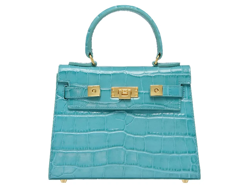 Leatherette shoulder bag with a quilted diamond pattern for sophisticationMaya Midi Orinoco - Topaz