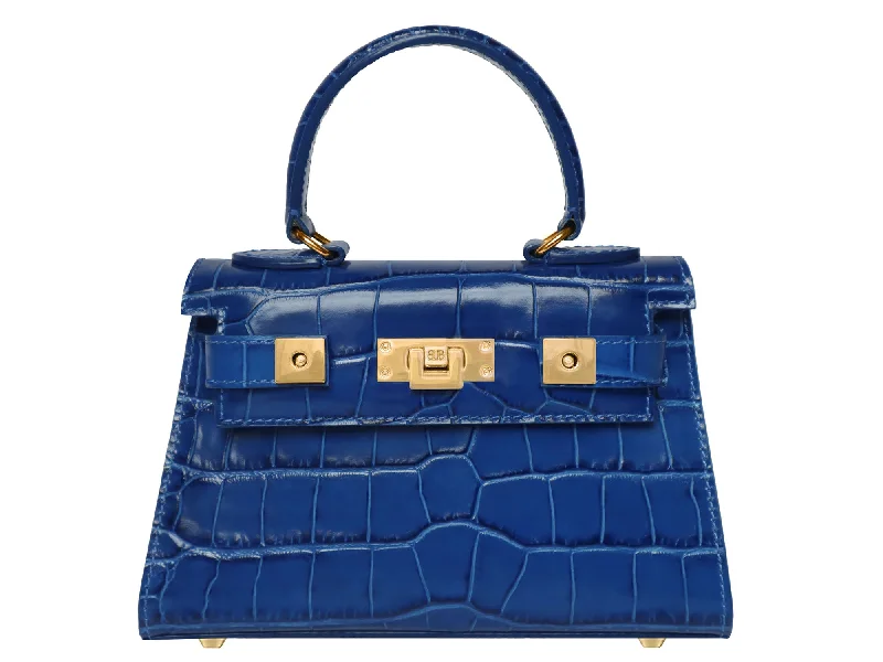 Color - blocked shoulder bag with bold primary colors for a trendy statementMaya Mignon Orinoco - Cobalt