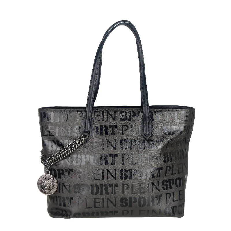 Metallic shoulder bag with a glittery finish for evening partiesPlein Sport Polyester Shoulder Women's Bag