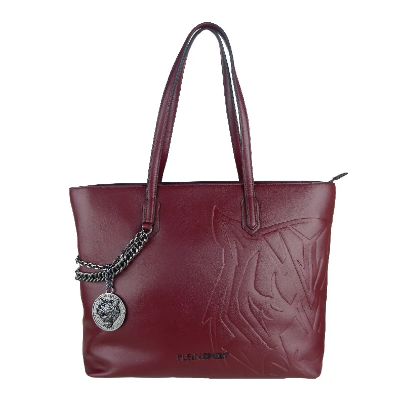 Silk - lined shoulder bag with a smooth interior for protecting belongingsPlein Sport Polyurethane Shoulder Women's Bag