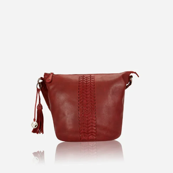 Studded crossbody bag with a punk - rock edgeRachel Cross Body Bag, Red