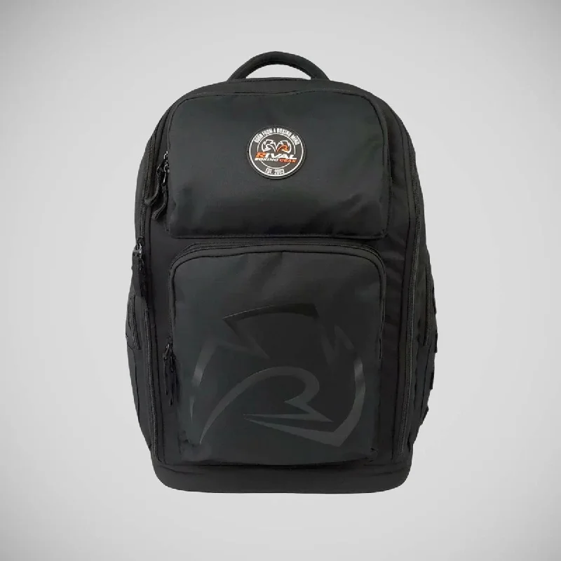 Silk - lined backpack with a smooth interior for protecting belongingsRival Back Pack Black