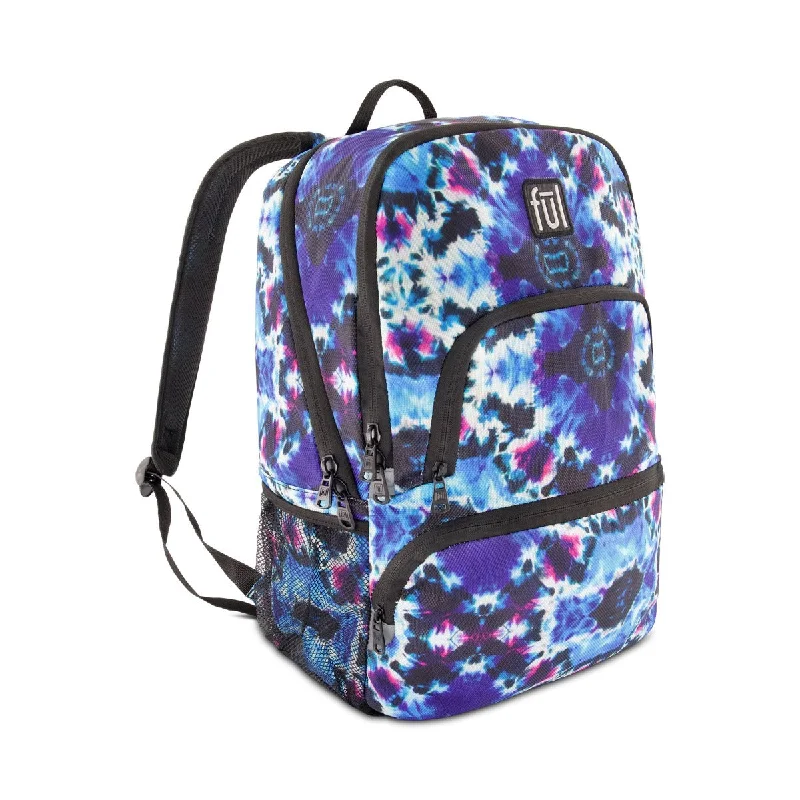 Backpack with a tassel or fringe detail for a bohemian charmTerrace Laptop Backpack Blue Purple Tie-Dye