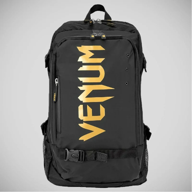 Convertible backpack that can be worn as a cross - body bagVenum Challenger Pro Evo Back Pack Black/Gold