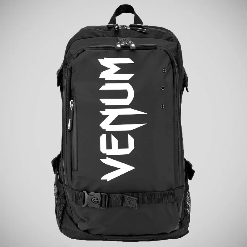 Backpack with multiple compartments, including a laptop sleeve for organizationVenum Challenger Pro Evo Back Pack Black/White