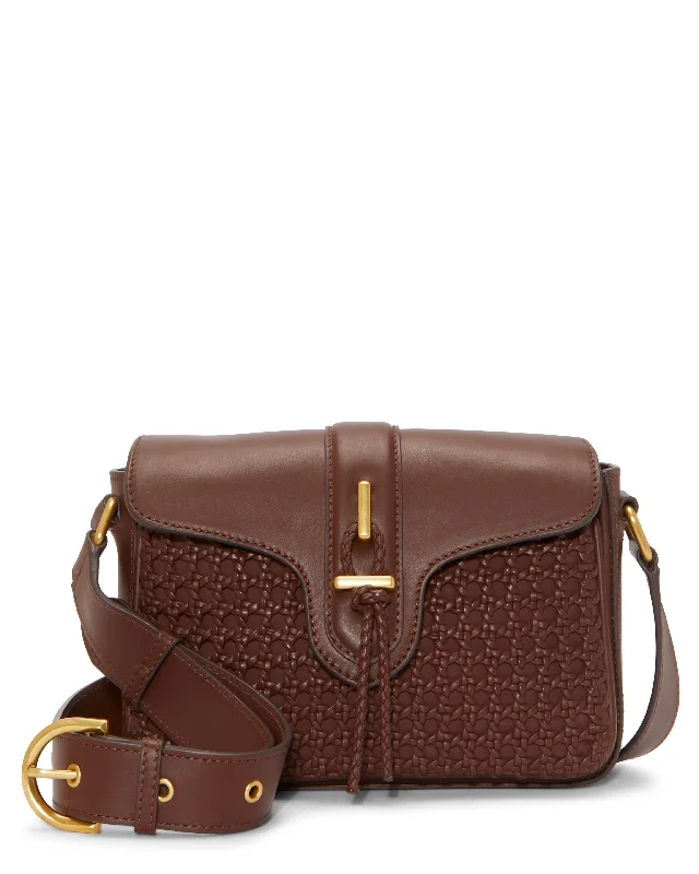 Mini crossbody bag with a chain strap for a trendy and compact lookMaecy Crossbody Bag