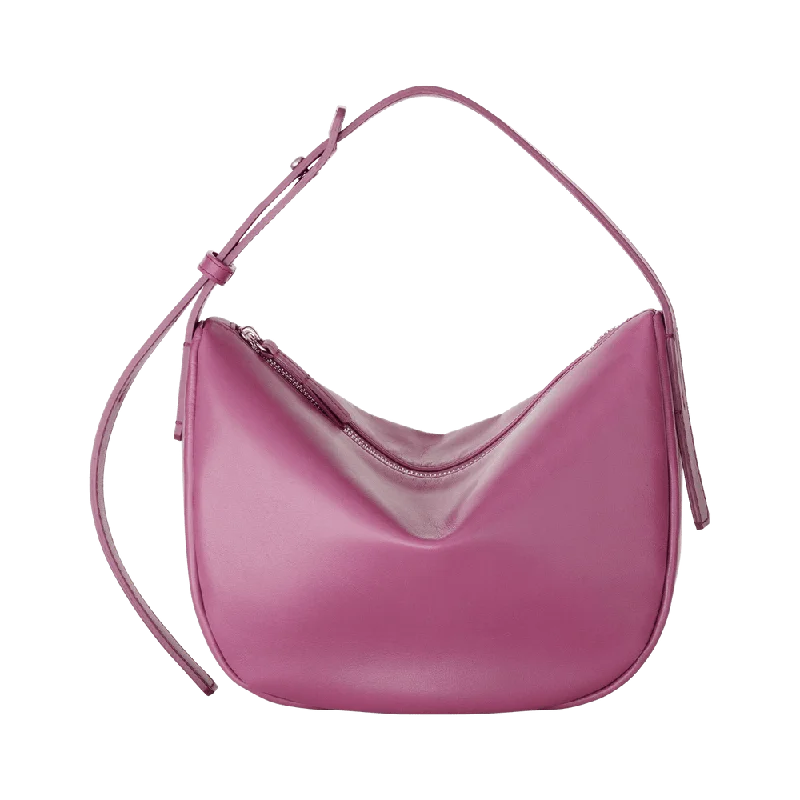 Silk - lined handle bag with a smooth interior to protect belongingsAtlow Mini Round Bag